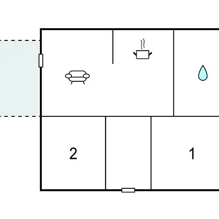 2 Bedroom Awesome In Σπίτι διακοπών