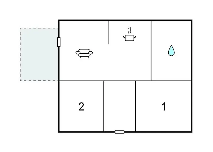 2 Bedroom Awesome In 別荘